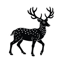 deer silhouette vector