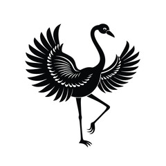 vector illustration of a bird