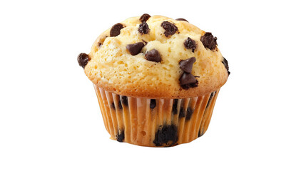 Deliciously Warm Chocolate Chip Muffin Perfect for Any Moment of Indulgence During the Day