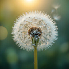 Fototapeta premium Stunning Dandelion Seed Head Photo