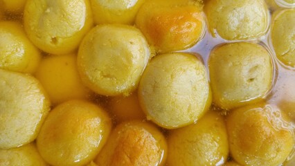 Rosogolla, famous Bengali sweet recipe for Navaratri festival. Indian Sweet Rasgulla Also Know as Rosogolla, Roshogolla, Rasagola, Ras Gulla, Anguri Rasgulla or Angoori.
