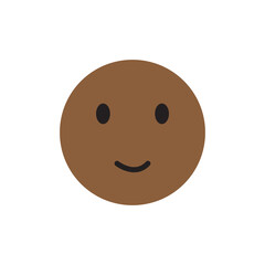 Green Sad Face Simple Vector Emoticon Icon