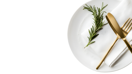 Thanksgiving Feast White Dinner Plates with Golden Elements