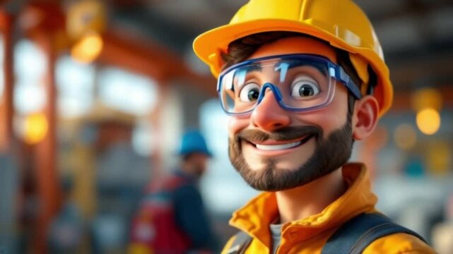 portrait of a construction worker