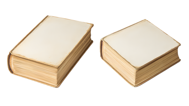 Professional White Book Cover Mockup Front and Side View Perspective