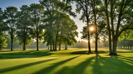 Fototapeta premium trees in the park