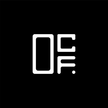 OCF letter logo creative design with vector graphic, OCF simple and modern logo. OCF luxurious alphabet design