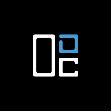 ODC letter logo creative design with vector graphic, ODC simple and modern logo. ODC luxurious alphabet design