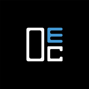 OEC letter logo creative design with vector graphic, OEC simple and modern logo. OEC luxurious alphabet design
