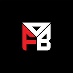 OFB letter logo creative design with vector graphic, OFB simple and modern logo. OFB luxurious alphabet design