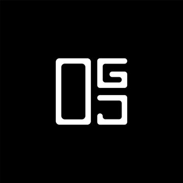 OGJ letter logo creative design with vector graphic, OGJ simple and modern logo. OGJ luxurious alphabet design