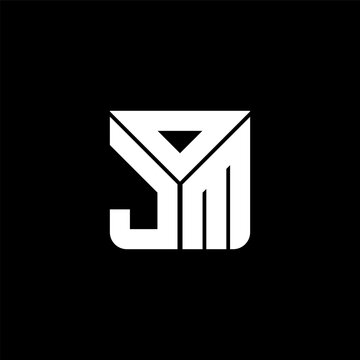 OJM letter logo creative design with vector graphic, OJM simple and modern logo. OJM luxurious alphabet design