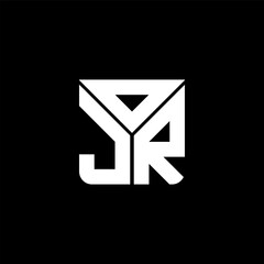 OJR letter logo creative design with vector graphic, OJR simple and modern logo. OJR luxurious alphabet design