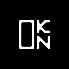 OKN letter logo creative design with vector graphic, OKN simple and modern logo. OKN luxurious alphabet design