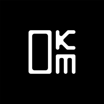OKM letter logo creative design with vector graphic, OKM simple and modern logo. OKM luxurious alphabet design