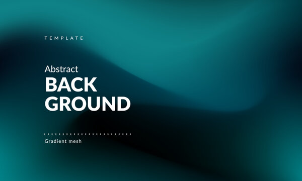 Abstract liquid background. Gradient mesh. Effect blend dark color. Blurred fluid colorful mix. Modern design template for web cover, ad banner, social media, header, presentation. Vector image EPS