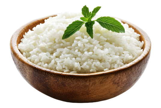Akshata (Rice) for Sacred Offerings - Isolated on White Background