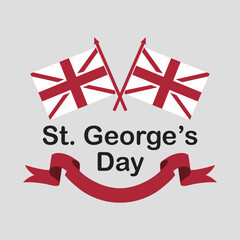 St. George's Day Vector Illustration