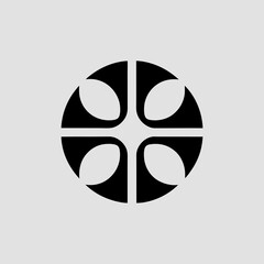 abstract vector logo