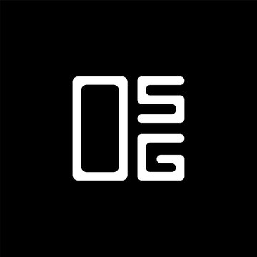 OSG letter logo creative design with vector graphic, OSG simple and modern logo. OSG luxurious alphabet design