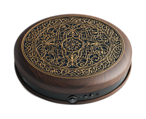 Al-Quran Audio Player for Quranic Recitation - Isolated on White Background