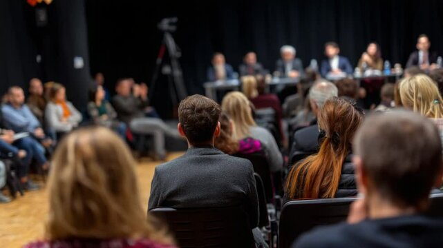 Speakers Engage Audience at Conference on Public Policy Issues Generative AI