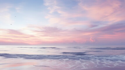 Obraz premium sky white pink