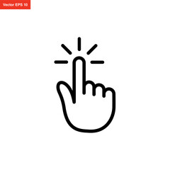 hand cursor select icon