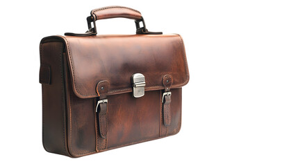 Professional Briefcase Isolated on White Background for Business Purpose and Usage