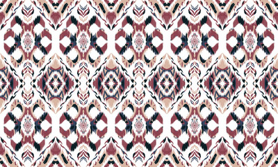 Motifs Ikat floral paisley embroidery floral. ikat ethnic Saree Sarong oriental pattern traditional.Ikat embroidery style abstract embroidery design for background,fabric,wrapping,clothing,wallpaper.