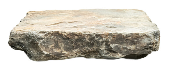 Altar Stone for Christian Worship - Isolated on White Background