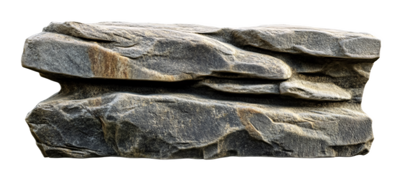 Altar Stone for Christian Worship - Isolated on White Background