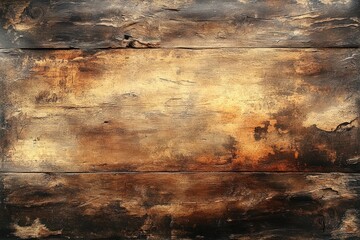 Obraz premium Rustic Dark Brown Wood Background with Aged Texture and Scratches for Vintage Style