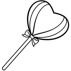 Sweetheart Candy Outline Design