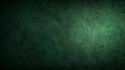 Fototapeta premium Abstract green gradient background with grainy texture. Colorful abstract background