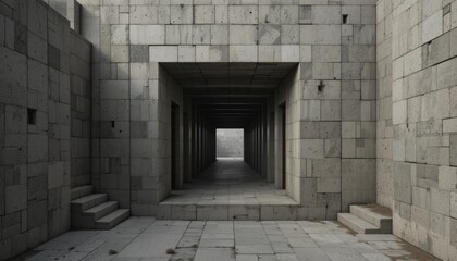 Exploring modern architectural design urban environment interior space minimalist aesthetic perspective view visual concept and structure