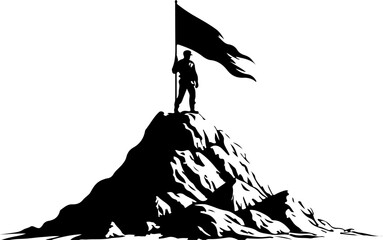 Victory for Palestine on the Peak Flag and Resistance vector 