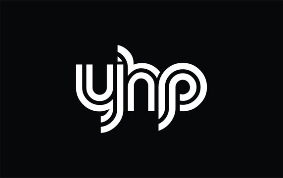 YHP Creative Unique Modern Letter Logo Design. Stylized logo featuring a unique letter design, presenting abstract minimalist aesthetics and modern appeal.