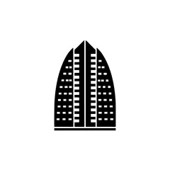 creative details Skyscraper Icon Vector Illustration