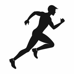 running man silhouette