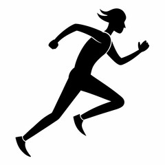 running man silhouette