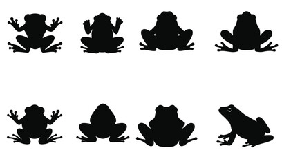 Frog Silhouette Collection