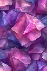 Naklejka premium Colorful Gemstone Pattern