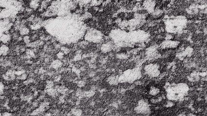 Magnificent view of white formations on the tissue