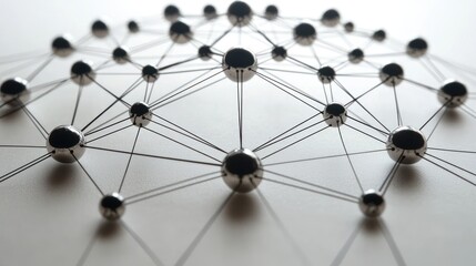 Interconnected Network of Metal Spheres