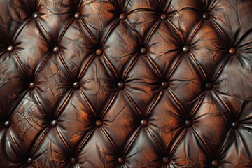 Fototapeta premium Texture of leather in brown
