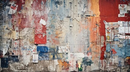 wall distressed print texture