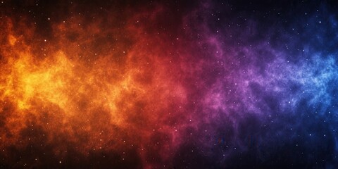 Naklejka premium Cosmic Nebulae in a Galaxy