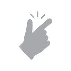 flicking hand icon