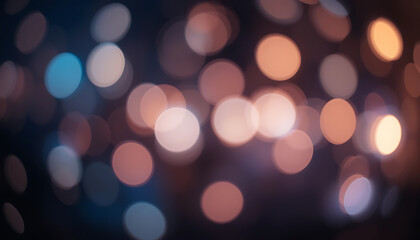 Obraz premium Abstract Bokeh Background Warm and Cool Color Lights